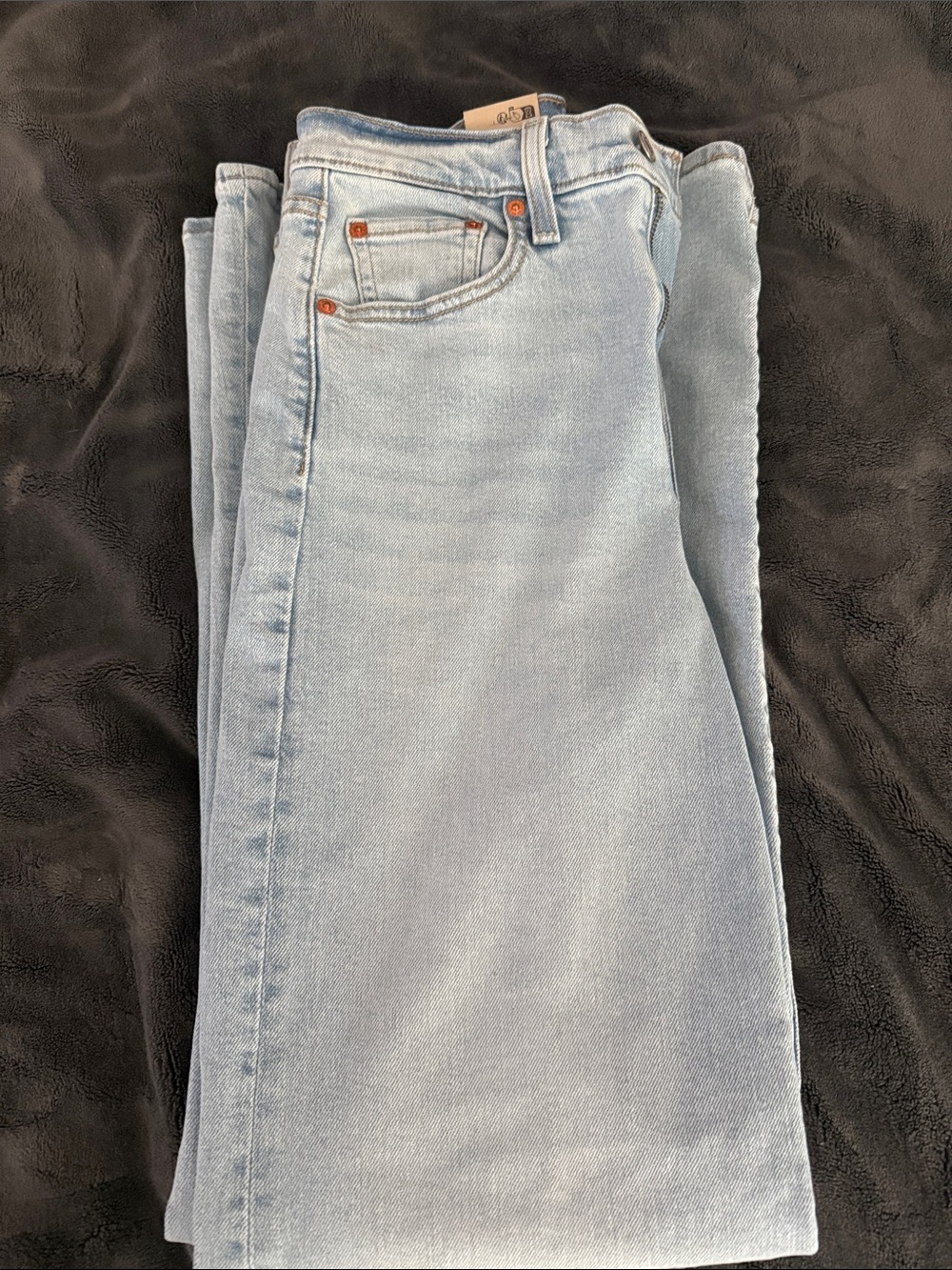Levi's Light Blue Flared Wide-Leg Jeans